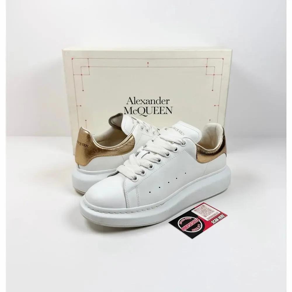 Size 41EU/8US - Alexander McQueen White Gold